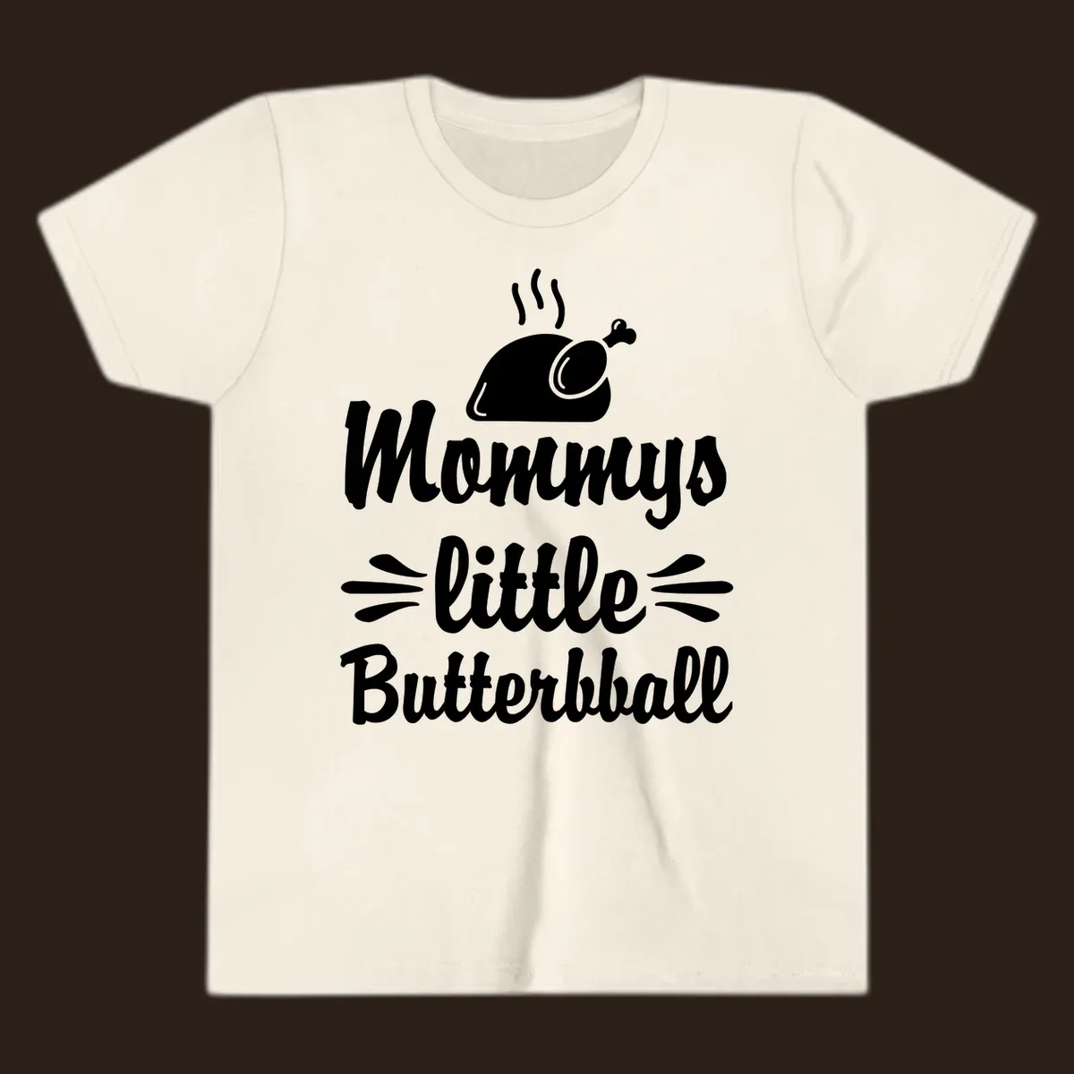 Mommys little Butterball Thanksgiving design with a roasted turkey graphic.