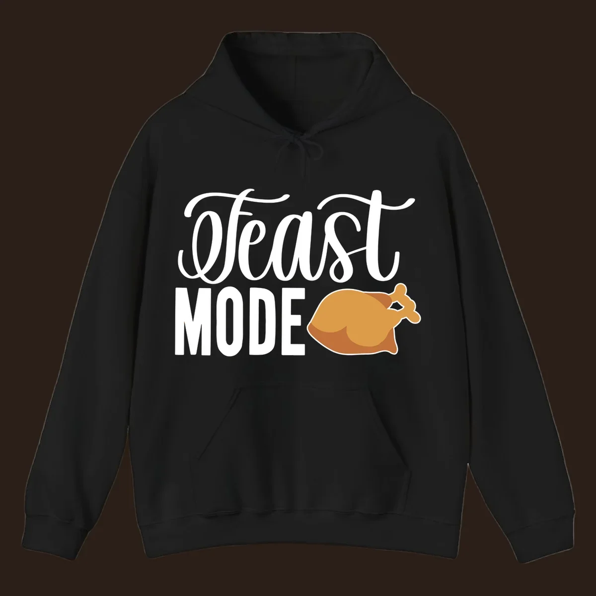 Feast Mode Turkey Illustration for Thanksgiving