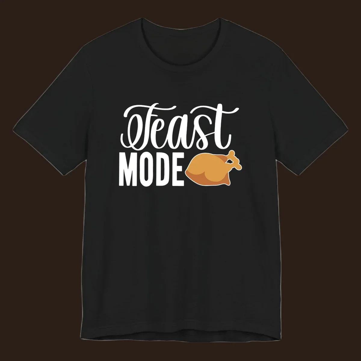Feast Mode Turkey Illustration for Thanksgiving