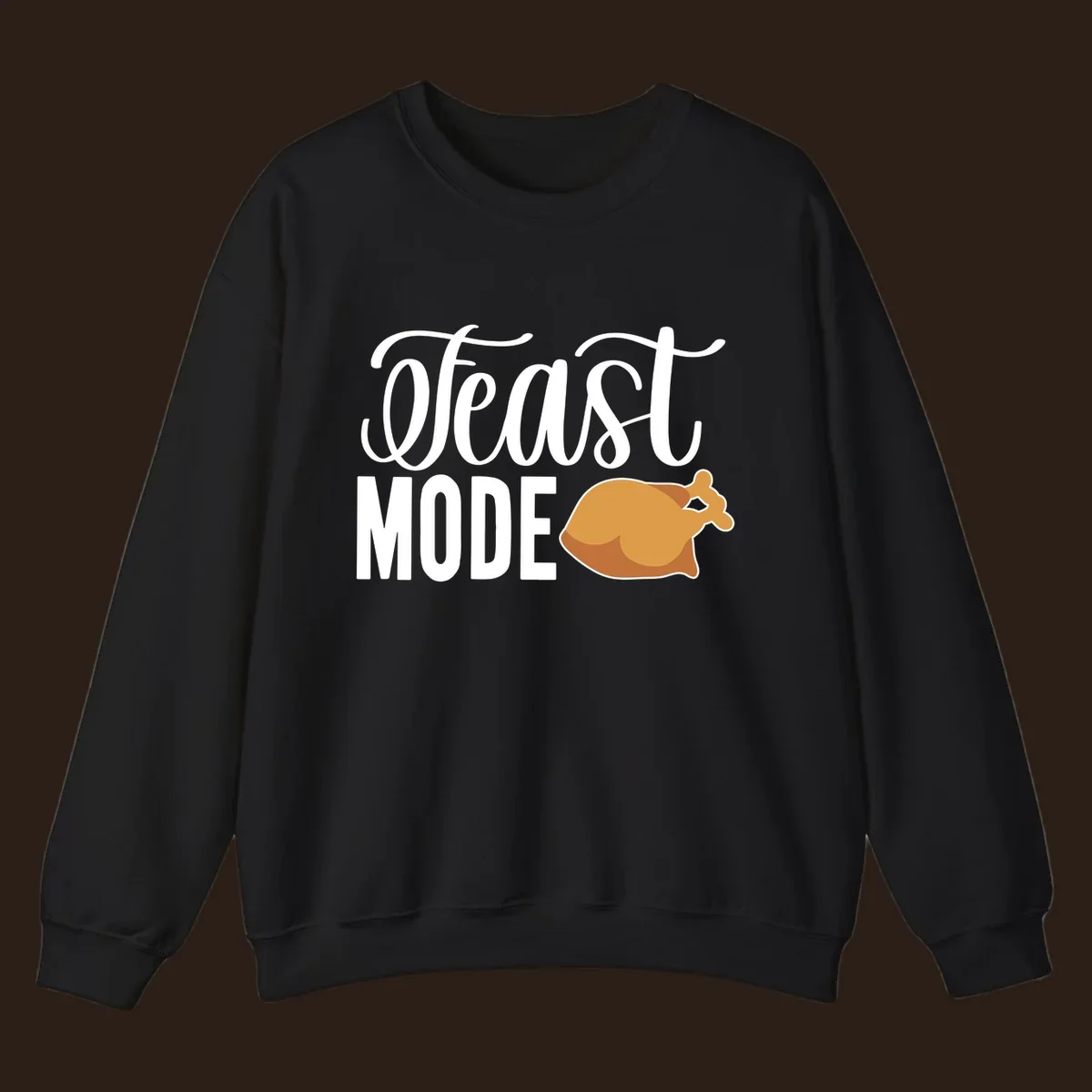 Feast Mode Turkey Illustration for Thanksgiving