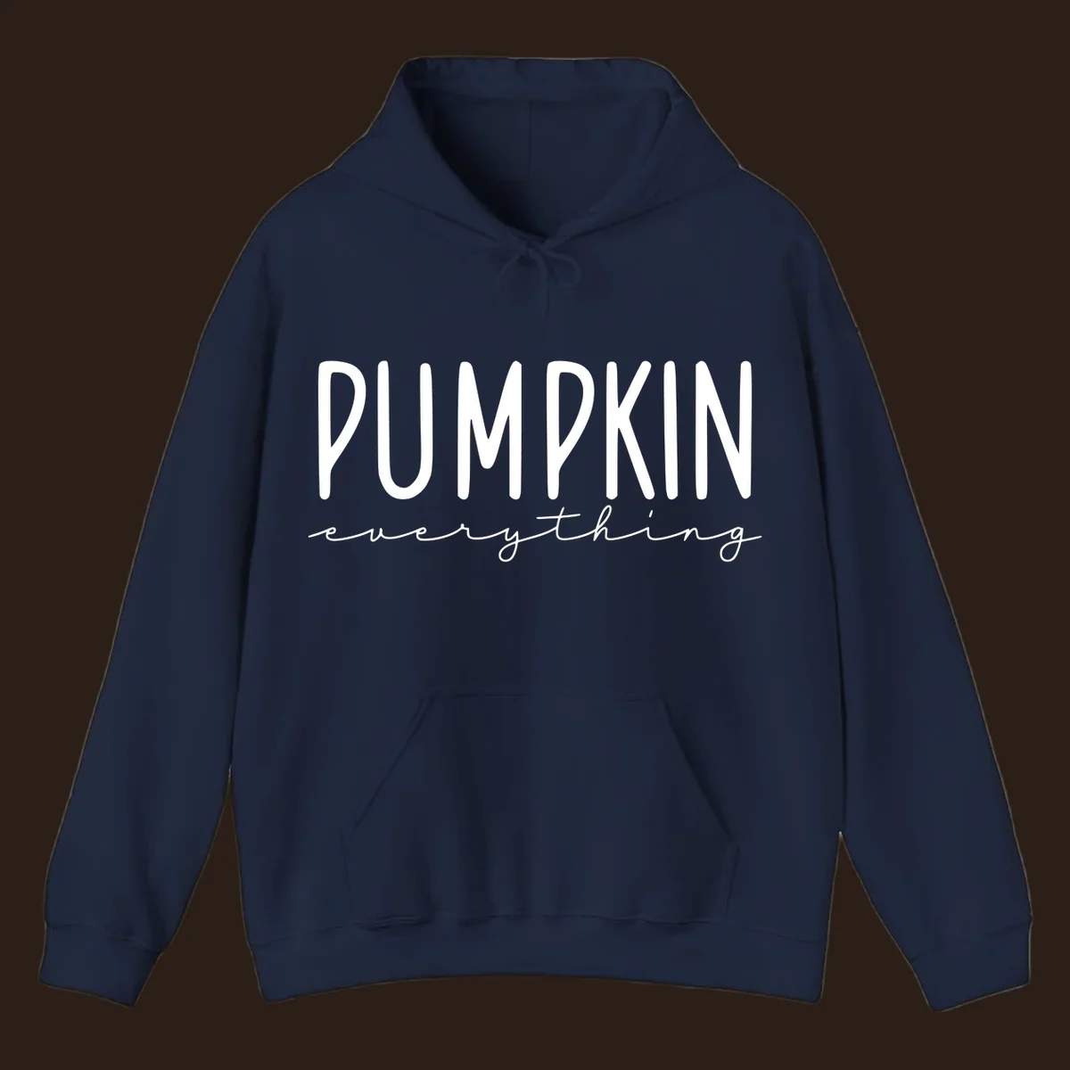 Pumpkin Everything text design with bold PUMPKIN and cursive everything.