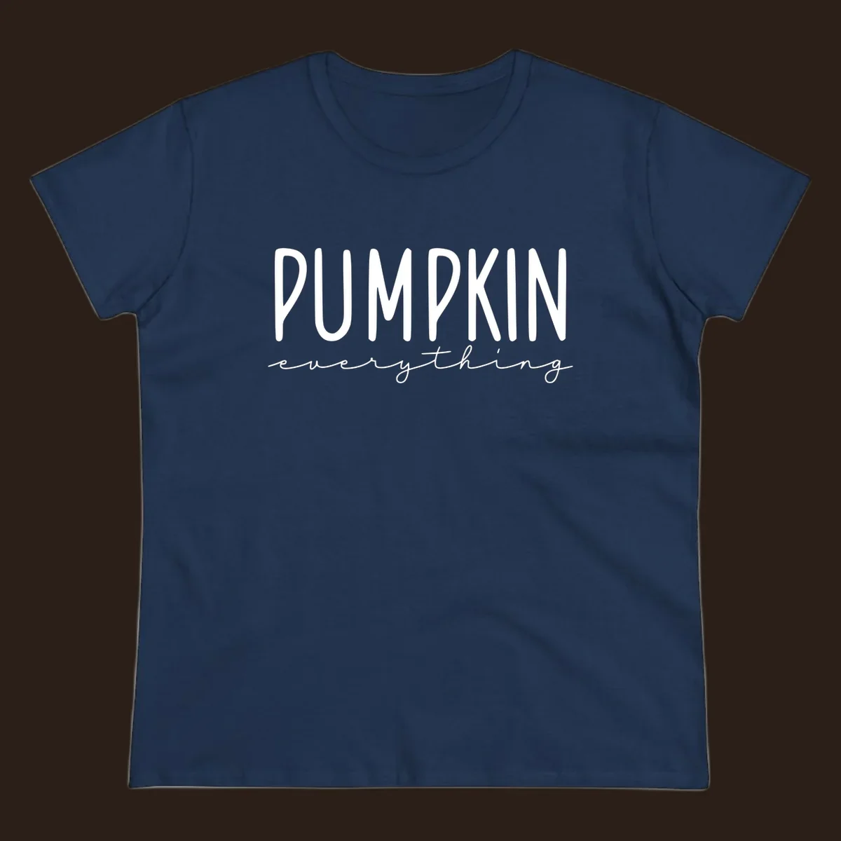 Pumpkin Everything text design with bold PUMPKIN and cursive everything.