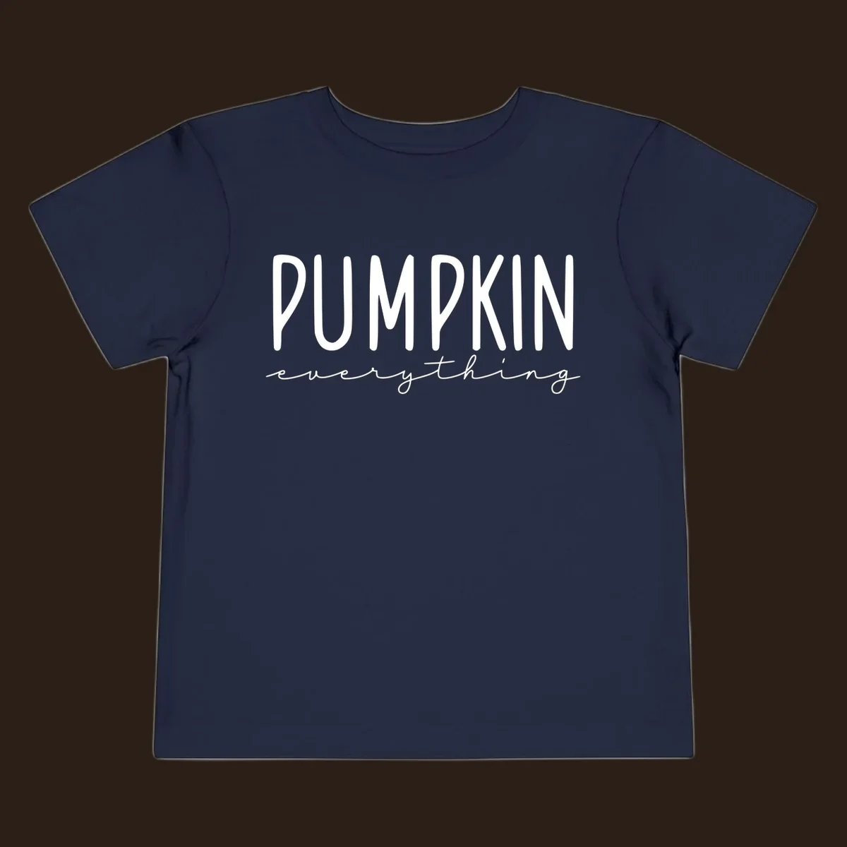 Pumpkin Everything text design with bold PUMPKIN and cursive everything.