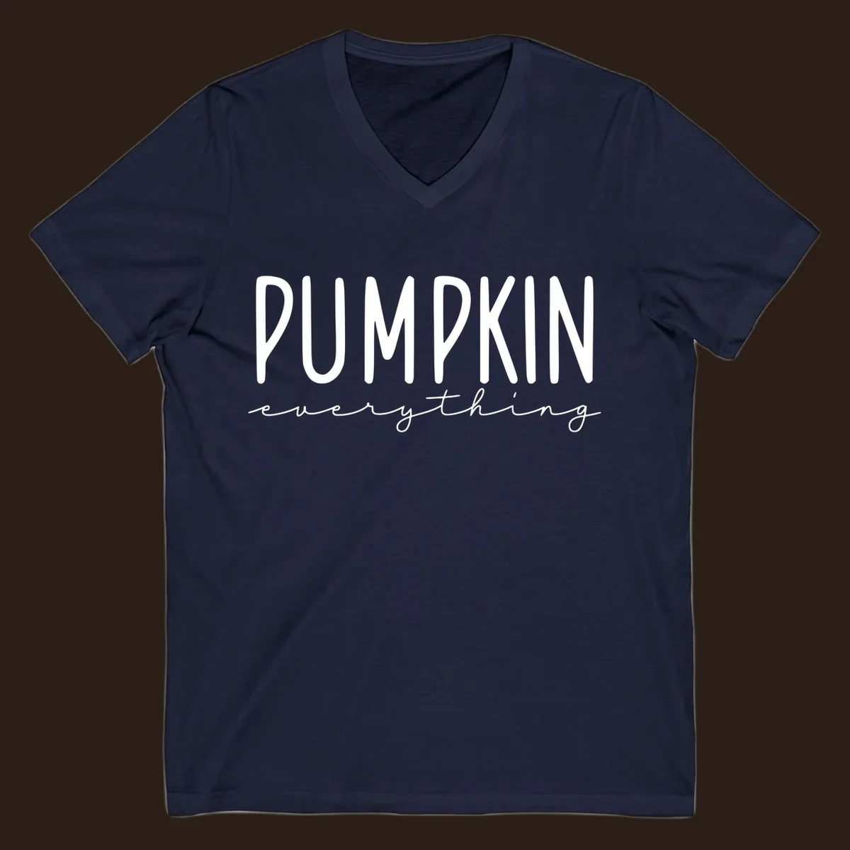 Pumpkin Everything text design with bold PUMPKIN and cursive everything.