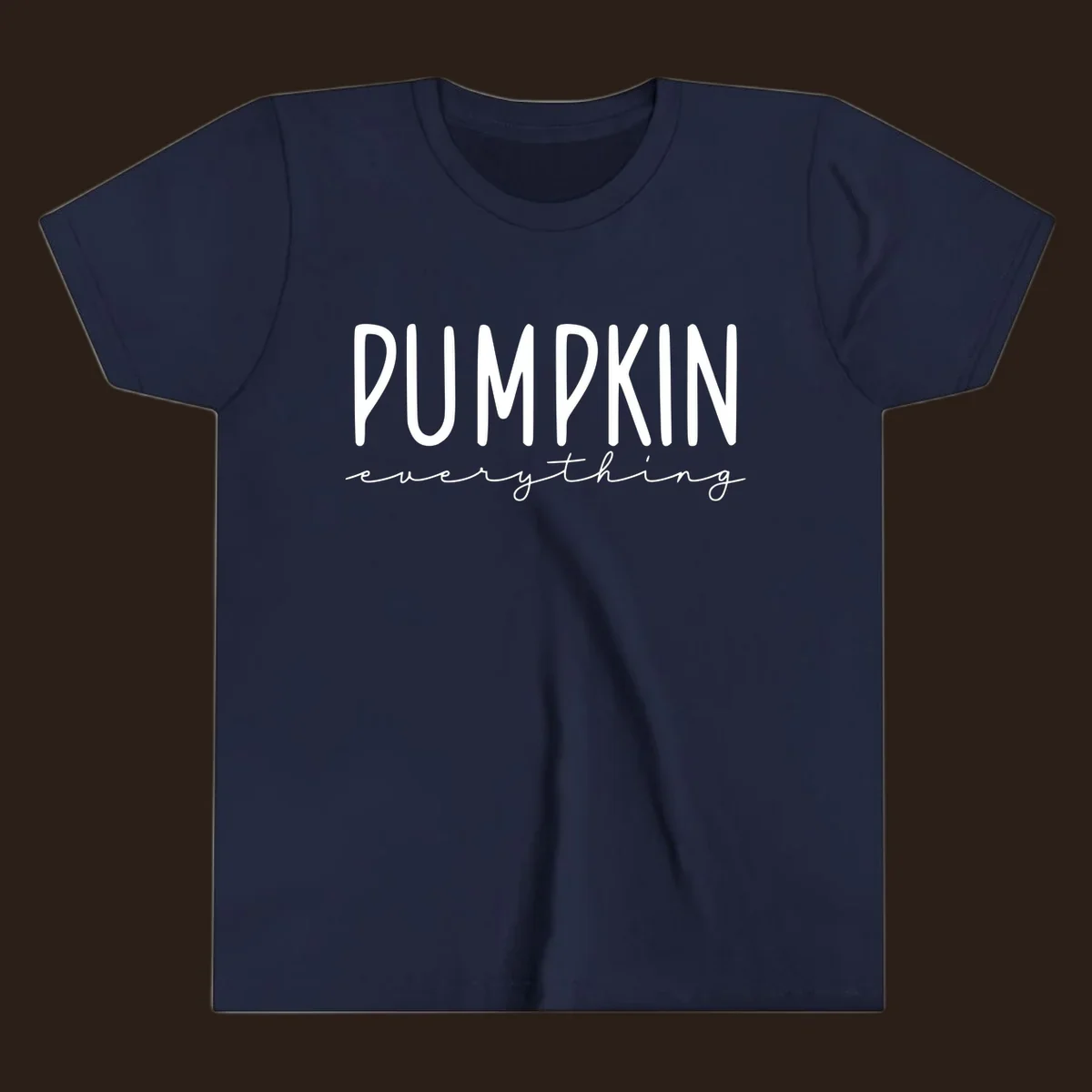 Pumpkin Everything text design with bold PUMPKIN and cursive everything.