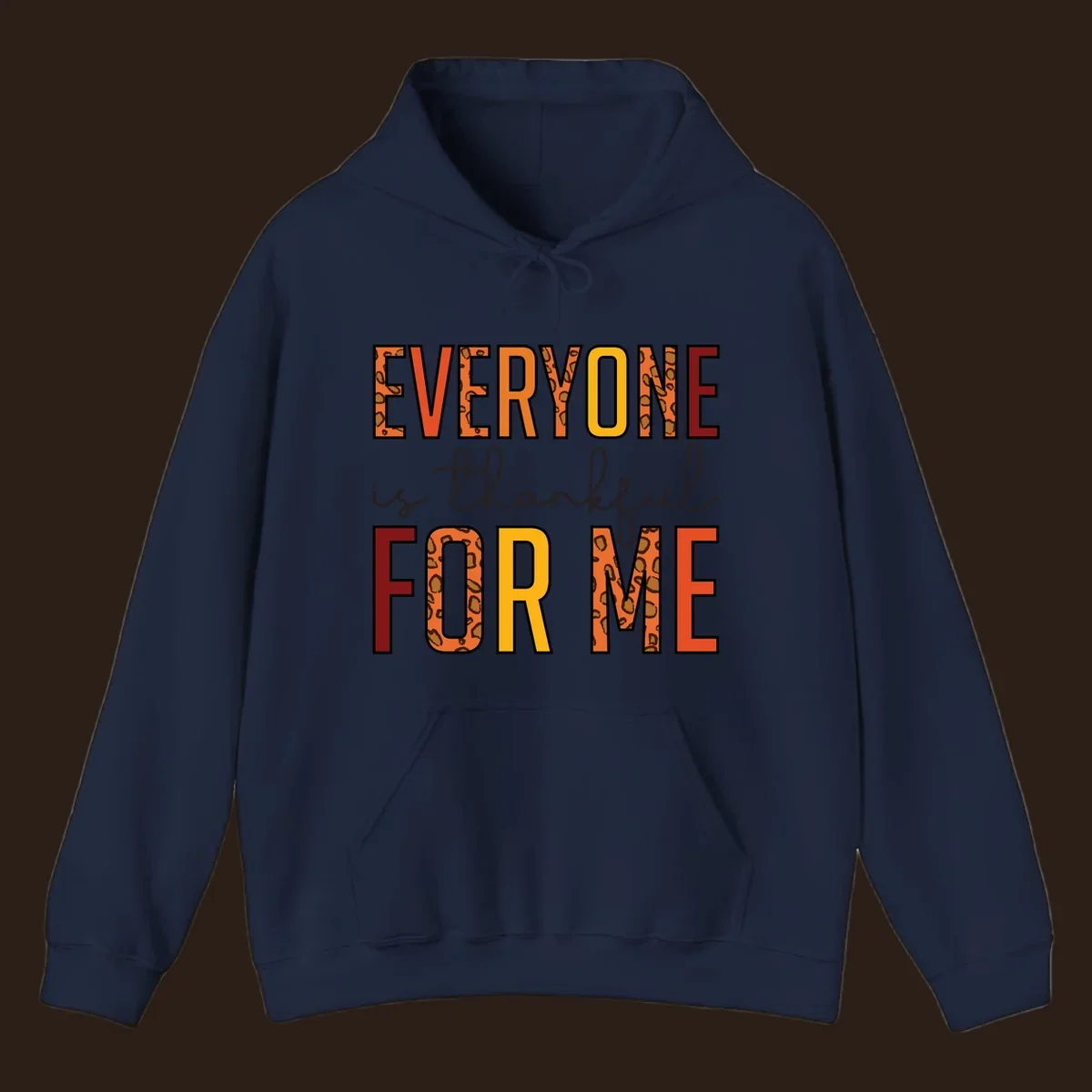 Everyone Is For Me typography with leopard print accents.