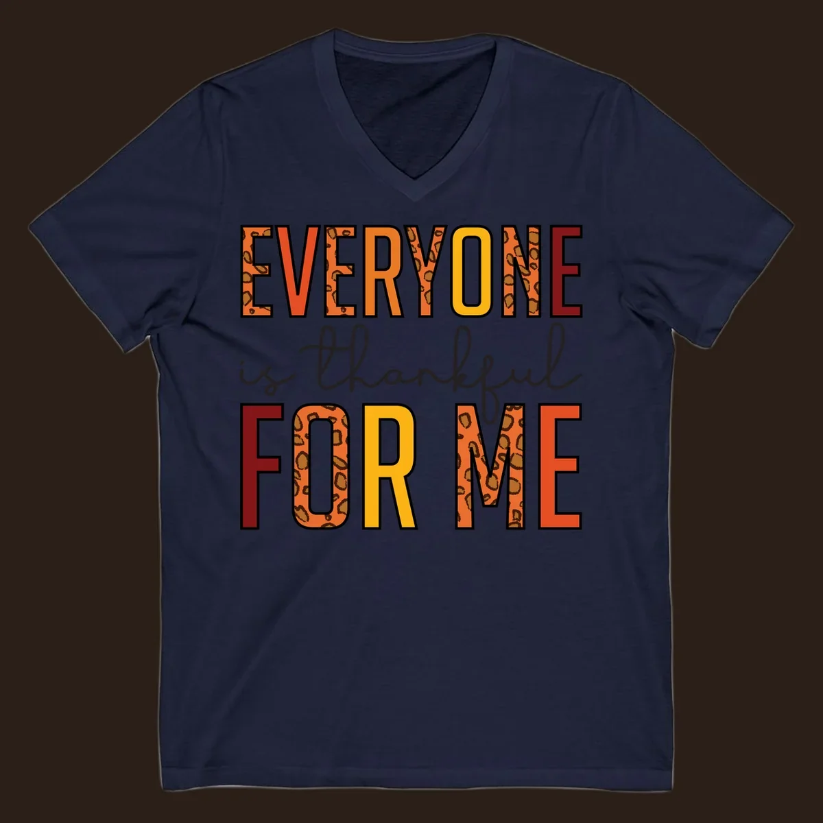 Everyone Is For Me typography with leopard print accents.
