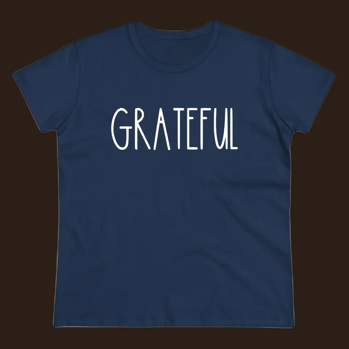 Bold white typography spelling out GRATEFUL, suitable for Thanksgiving.