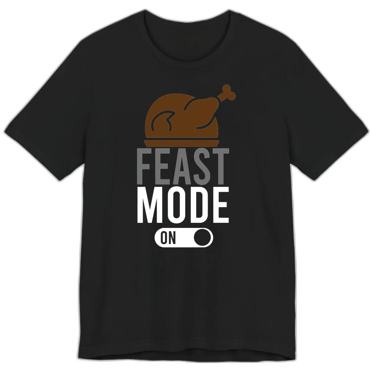 Feast Mode On Thanksgiving Premium T-Shirt in Black