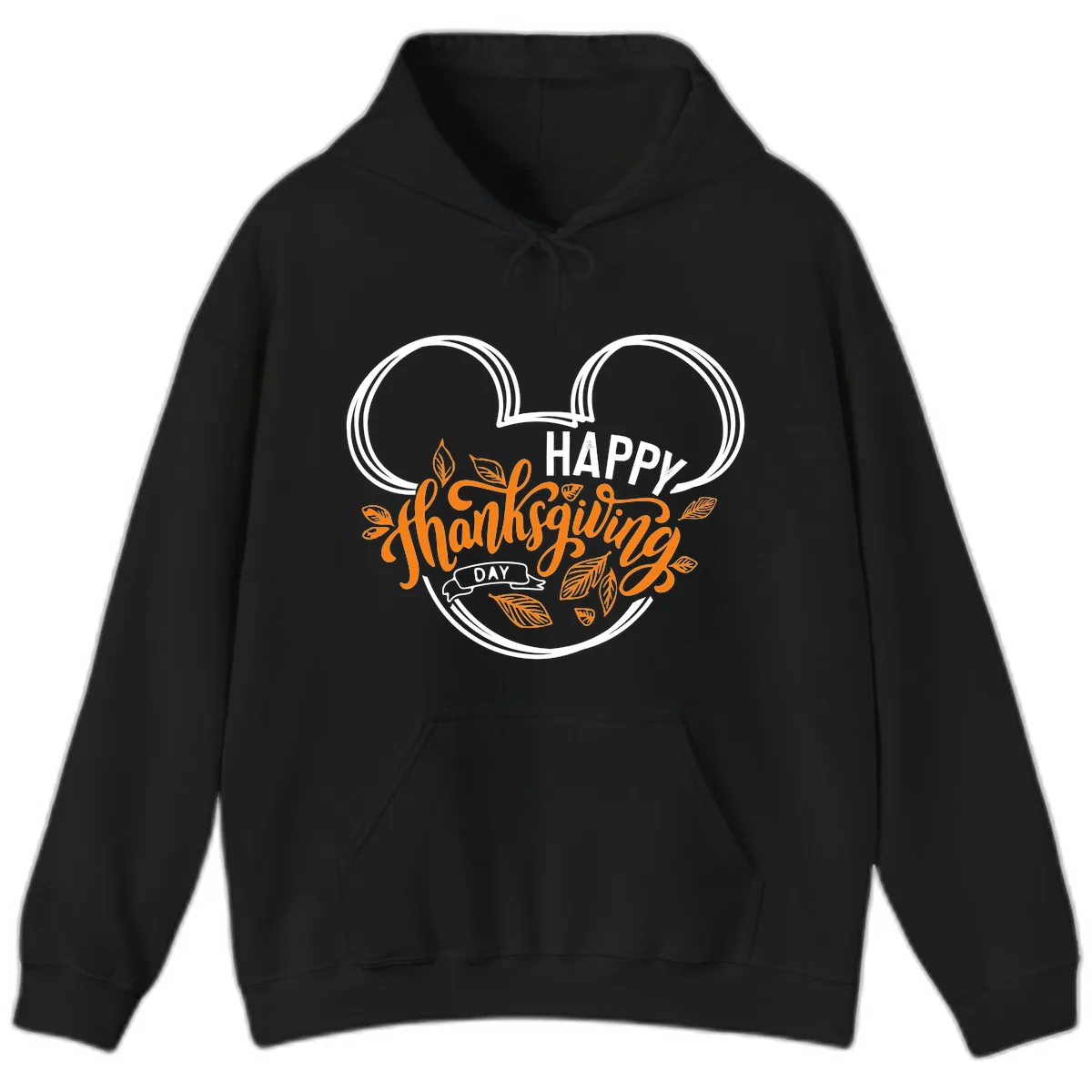 Mickey Ears Thanksgiving Day Celebration Hoodie in Black