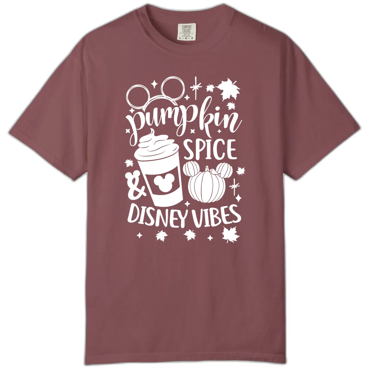 Pumpkin Spice Disney Vibes Comfort Color in Brick