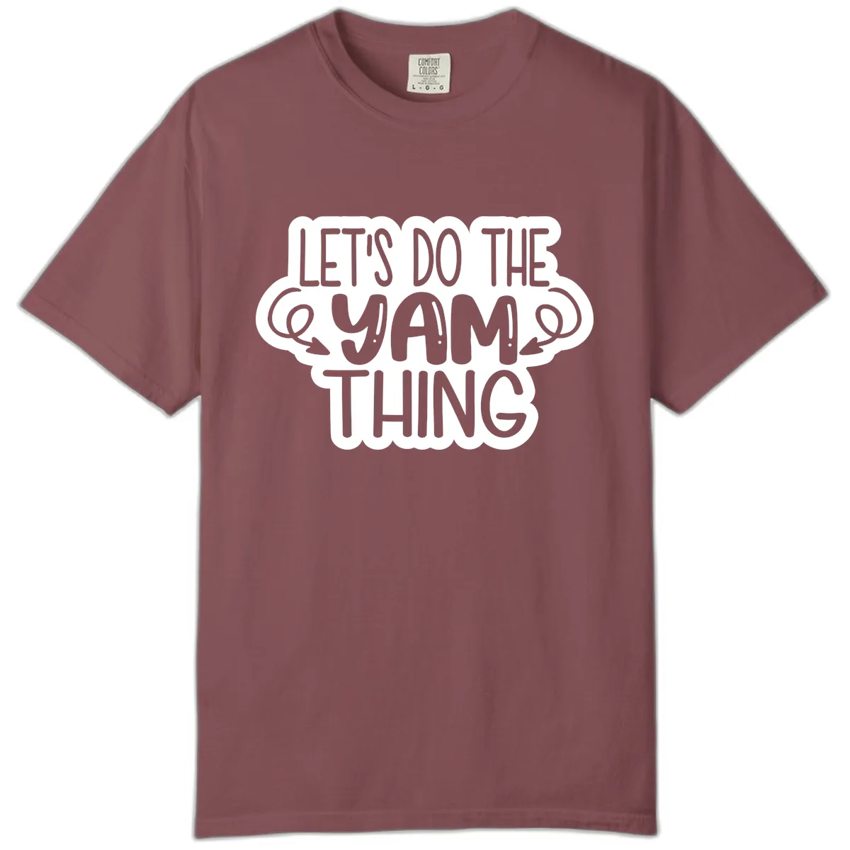 Let's Do The Yam Thing Comfort Color in Brick