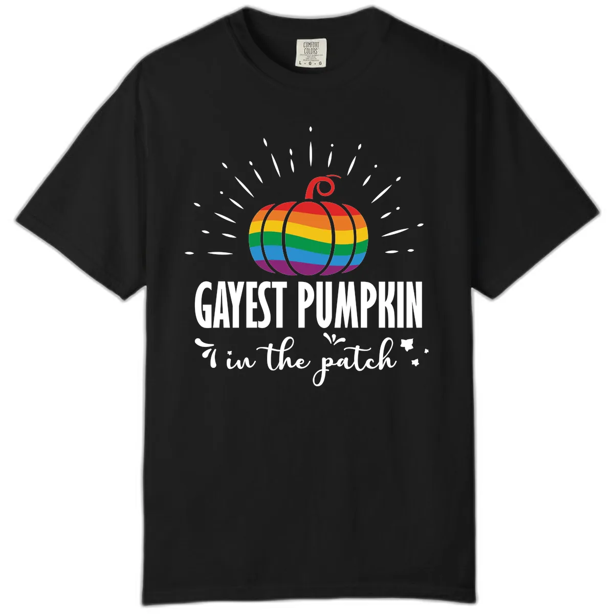 Gayest Pumpkin In The Patch Comfort Color in Black