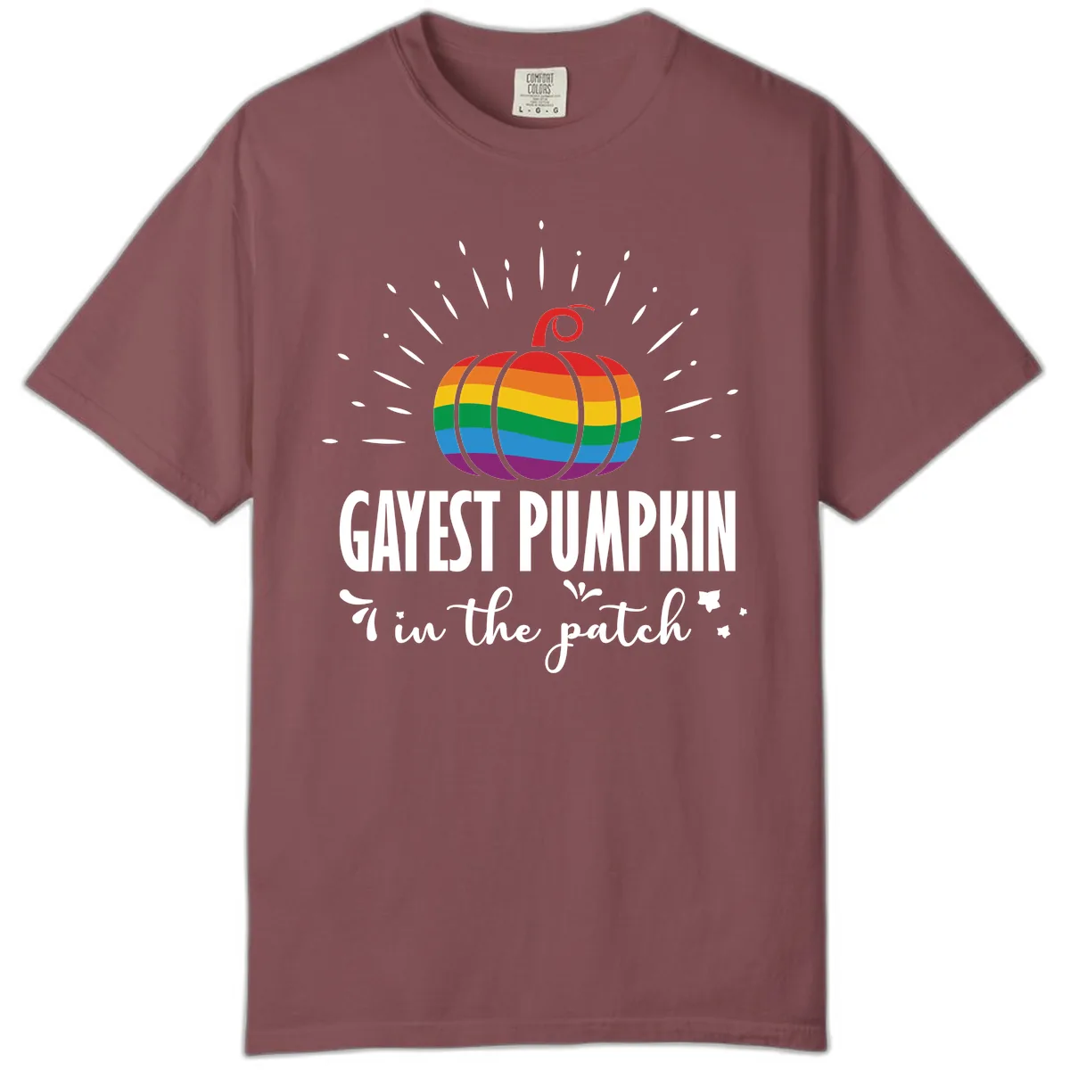 Gayest Pumpkin In The Patch Comfort Color in Brick