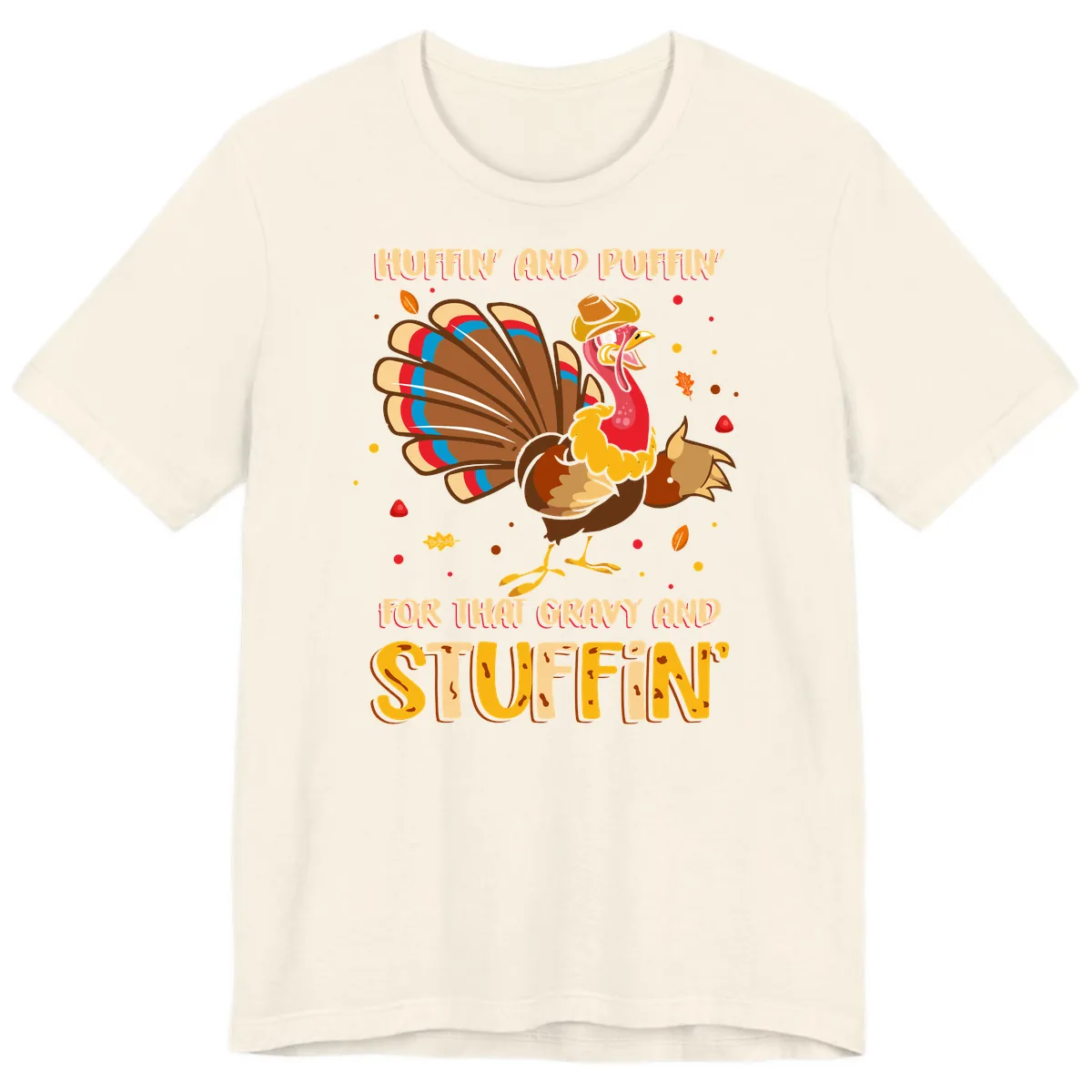 Huffin And Puffin For Gravy Stuffin Premium T-Shirt in Natural