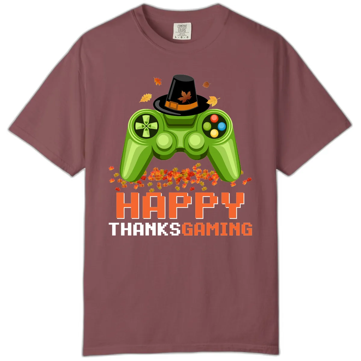 Happy Thanksgiving Gaming Design Comfort Color in Brick