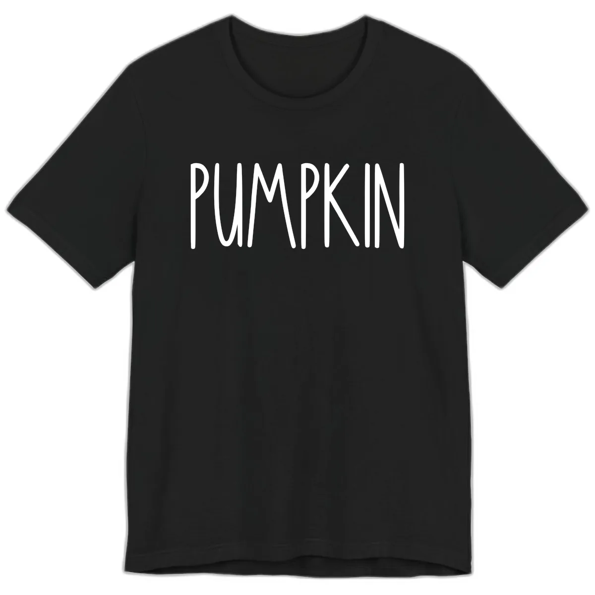 Pumpkin Patch Text Design Premium T-Shirt in Black