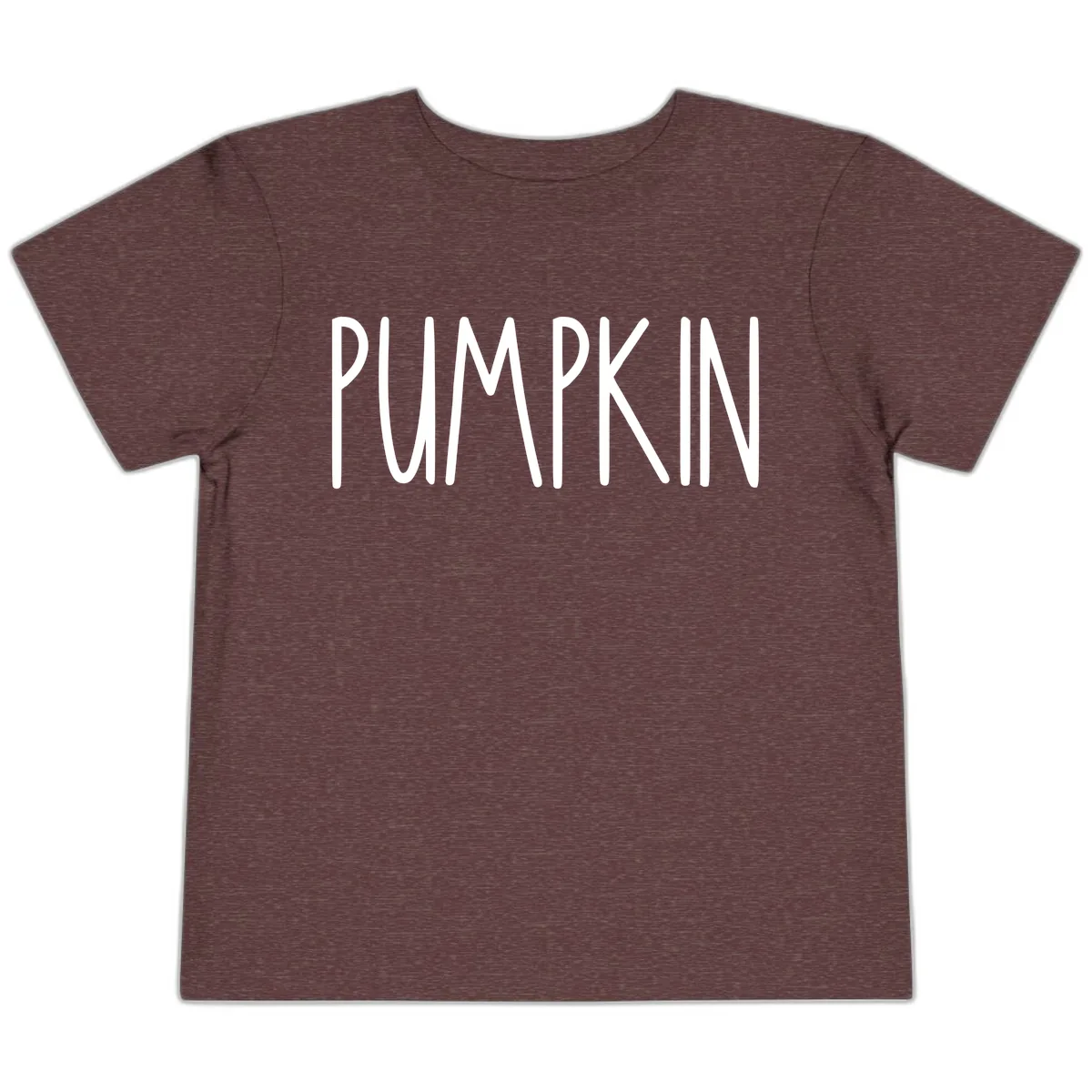 Pumpkin Patch Text Design Toddler T-Shirt in Heather Maroon