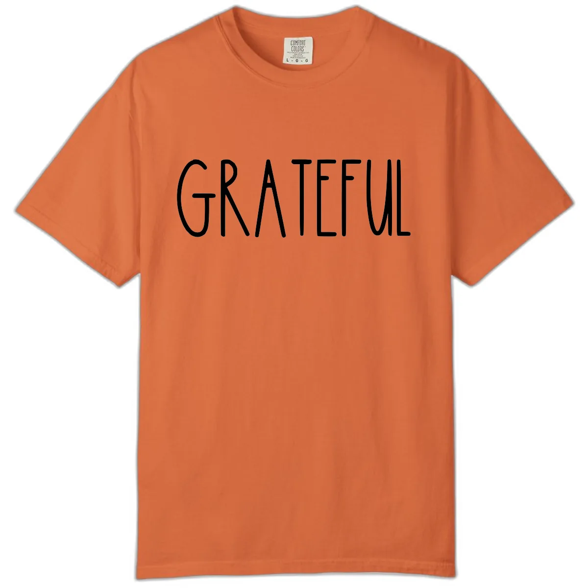 Grateful Comfort Color in Burnt Orange