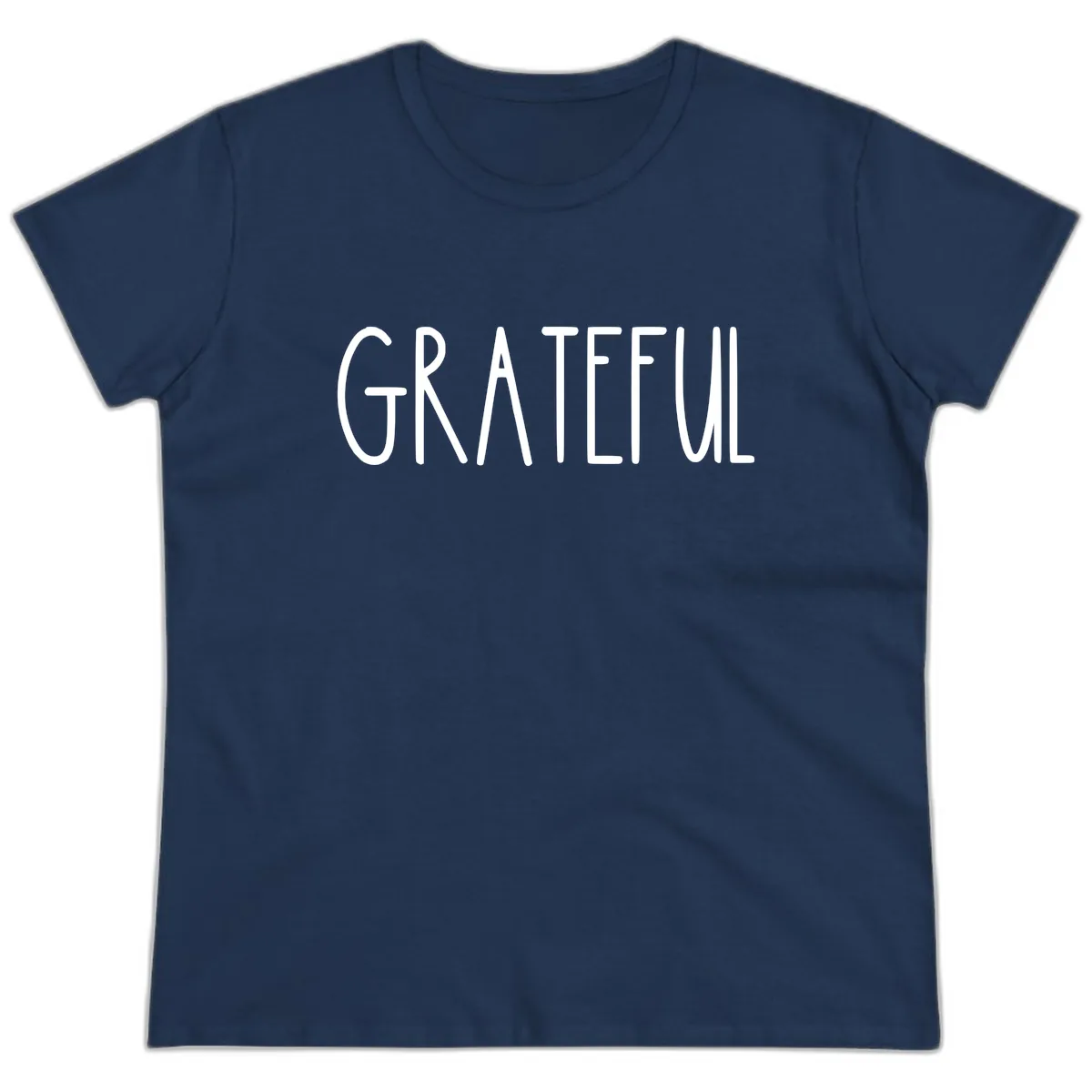 Grateful Ladies Tee in Navy