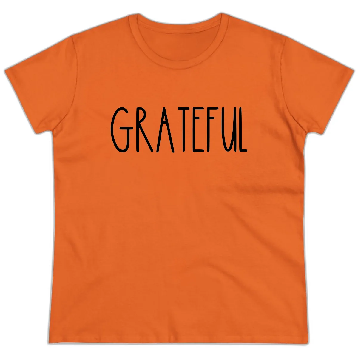 Grateful Ladies Tee in Orange