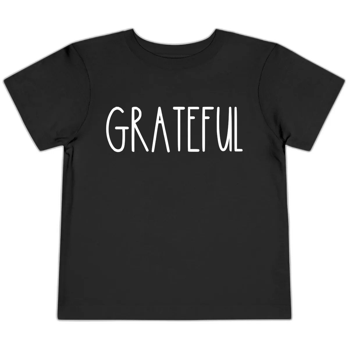 Grateful Toddler T-Shirt in Black