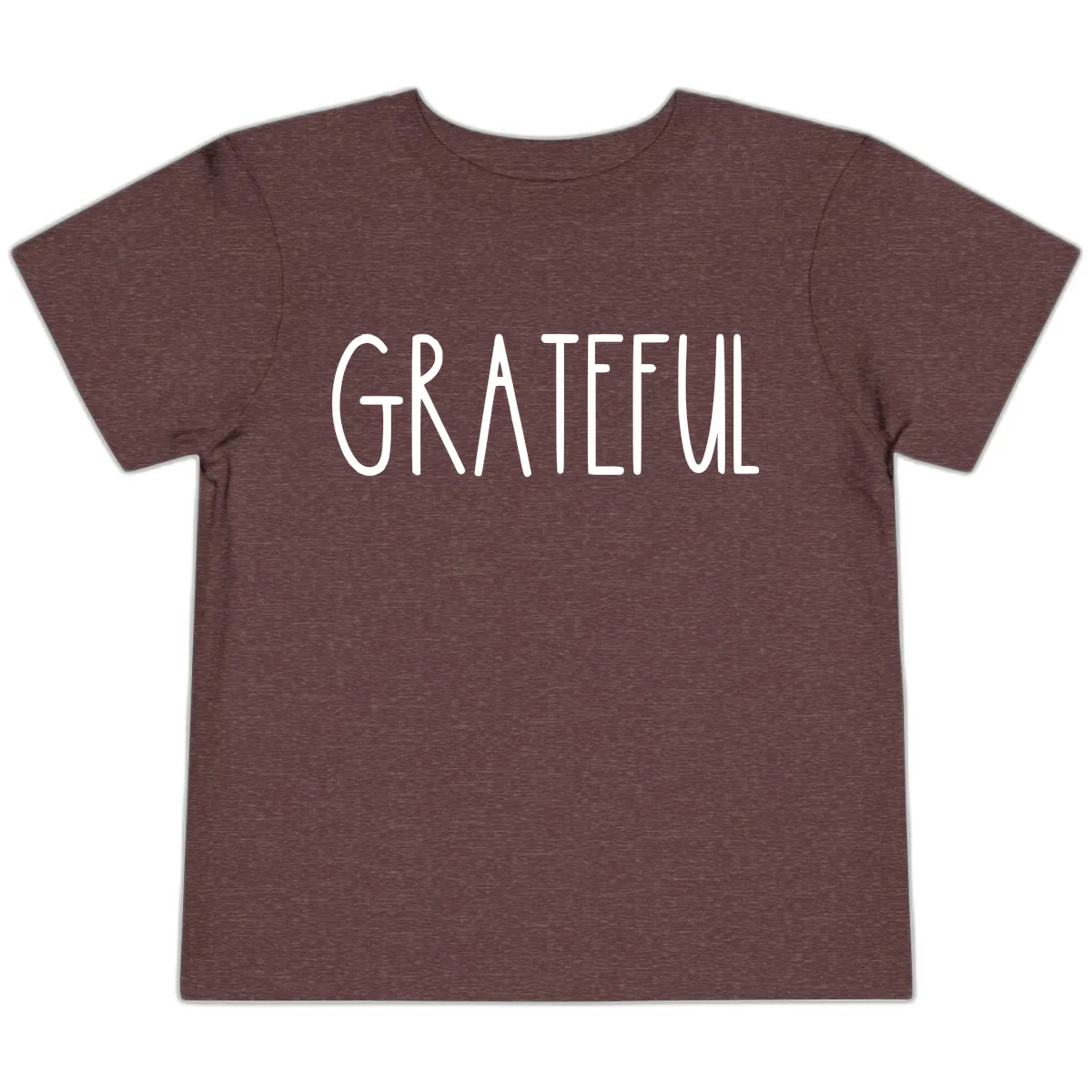 Grateful Toddler T-Shirt in Heather Maroon