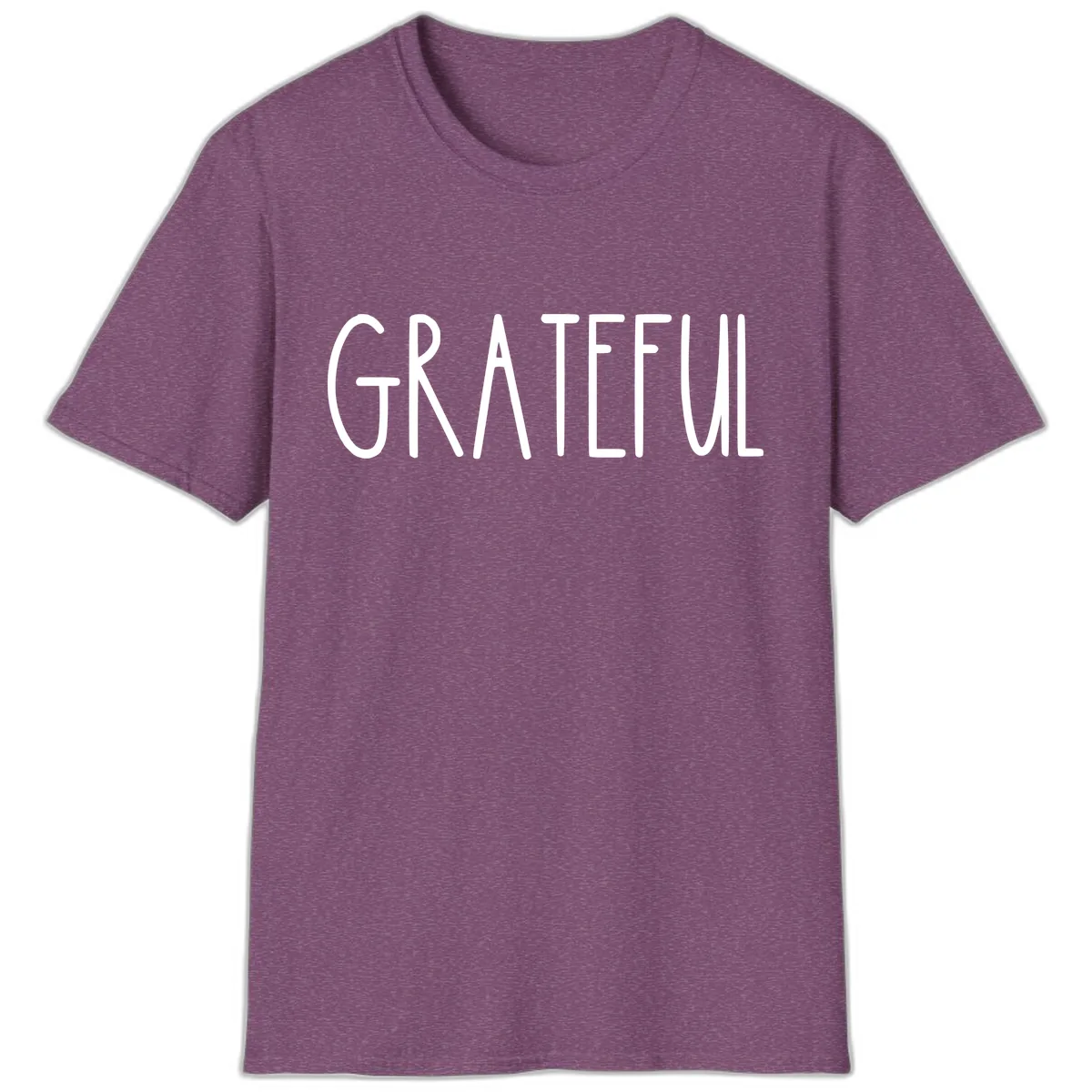 Grateful T-Shirt in Heather Maroon