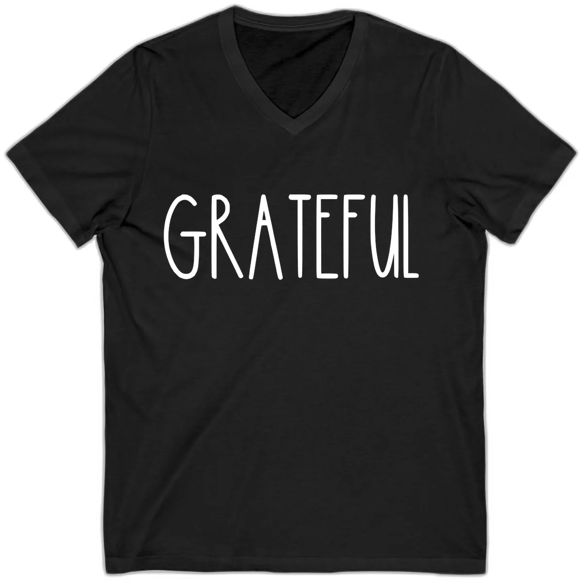 Grateful V-Neck in Black