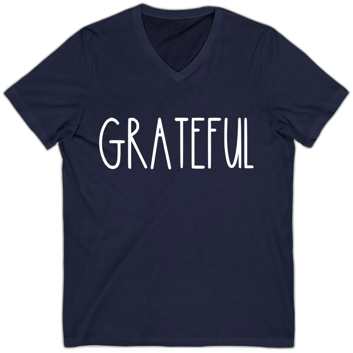 Grateful V-Neck in Navy