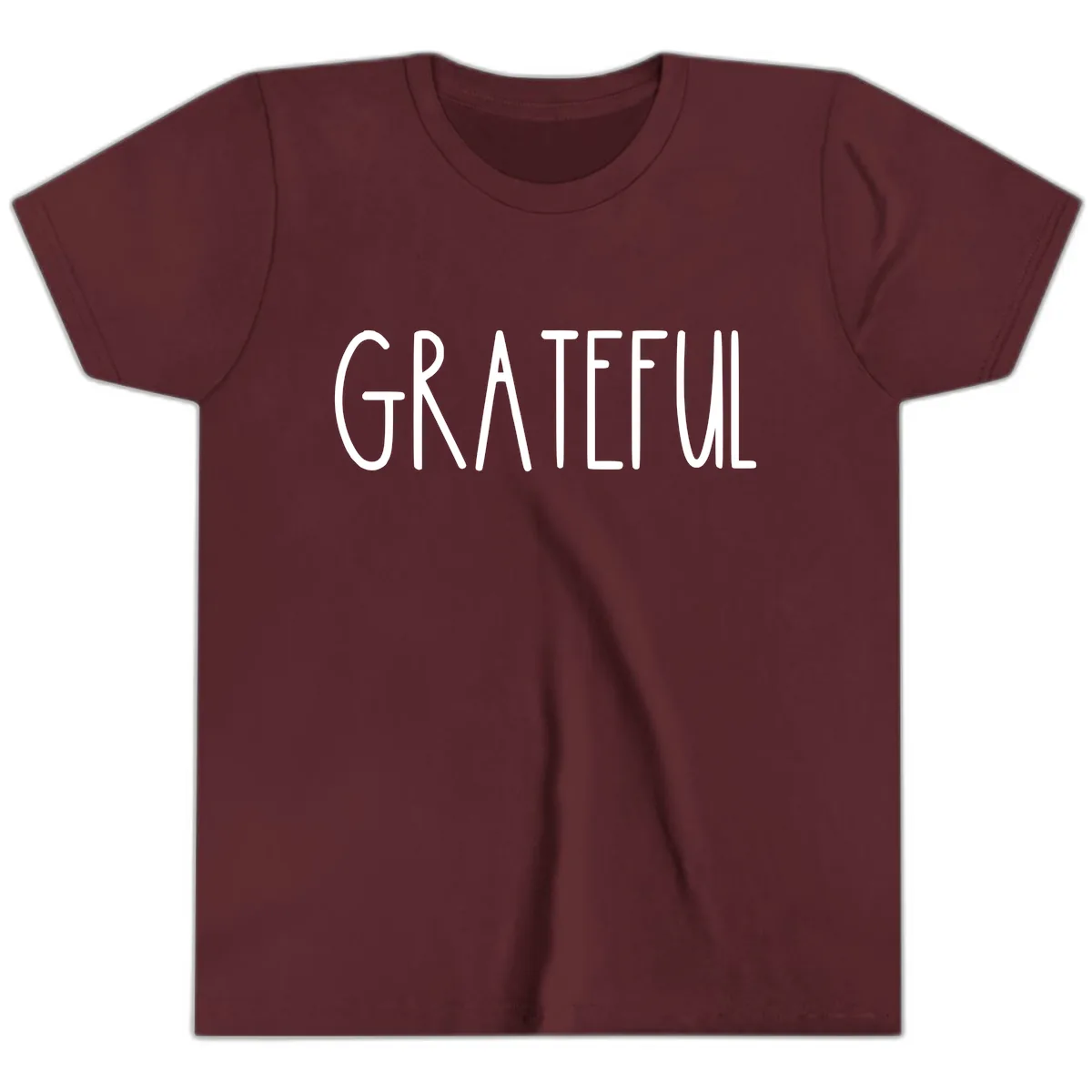 Grateful Youth T-Shirt in Maroon