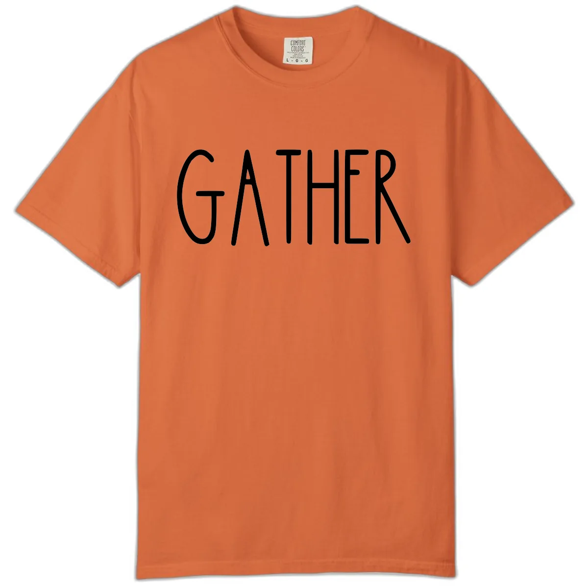 Gather Together Family Dinner Comfort Color in Burnt Orange