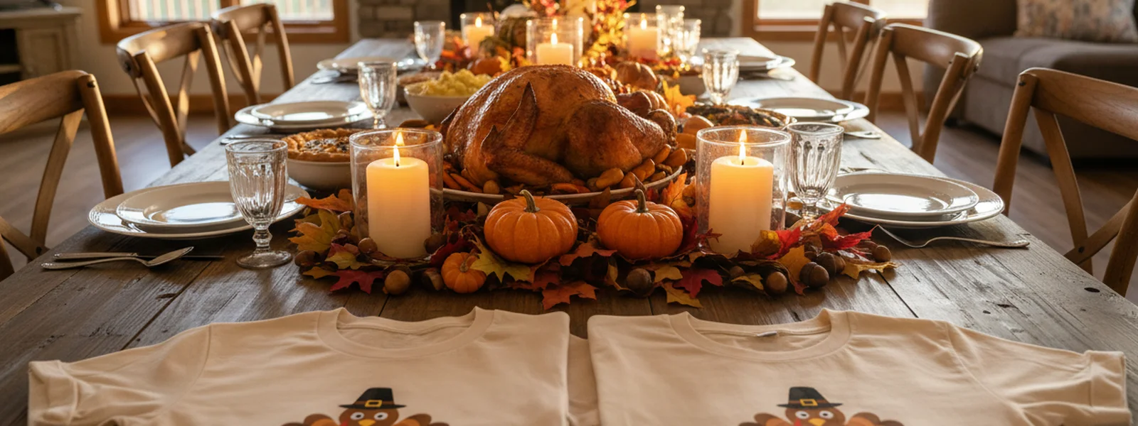Coordinated Family Thanksgiving Outfits: Effortless Style for the Table - Thanksgiving Shirts