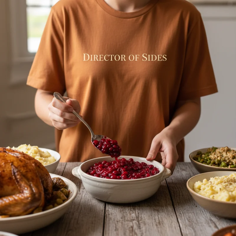 The 'Director of Sides' Shirt: The Unsung Hero of the Thanksgiving Feast - Thanksgiving Shirts