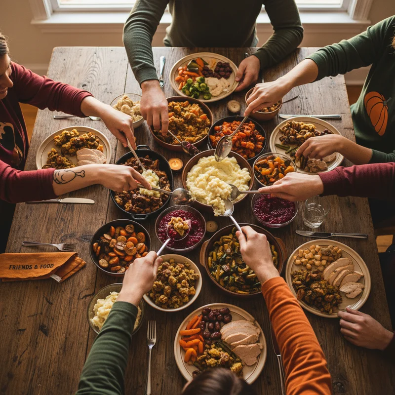 Friendsgiving Fun: Games, Food, and the Perfect Group Shirts - Thanksgiving Shirts
