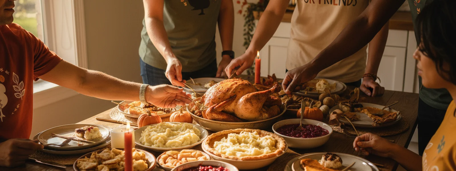 Friendsgiving Group Shirts: Coordinating Your Chosen Family's Dinner Look - Thanksgiving Shirts