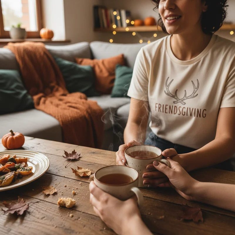 Friendsgiving Party Planning: The Unofficial Guide to Good Times (and Good Shirts) - Thanksgiving Shirts