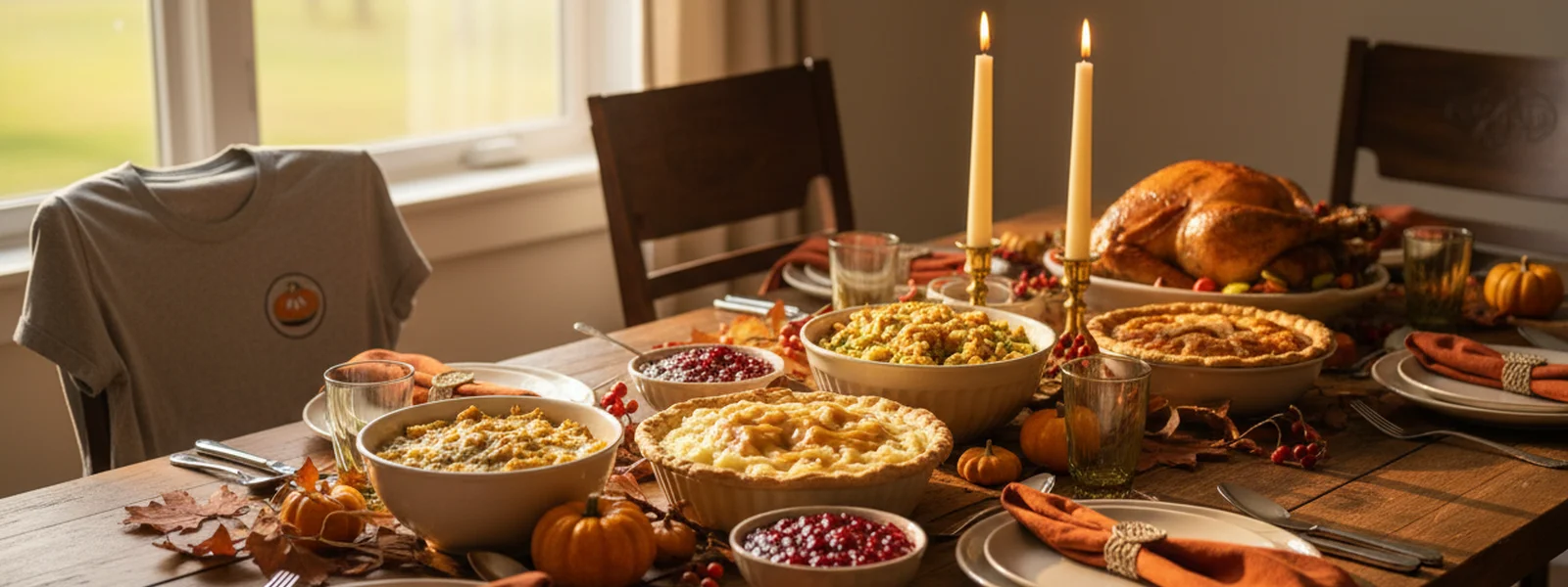 Friendsgiving vs. Thanksgiving Style: What to Wear for Each Feast - Thanksgiving Shirts