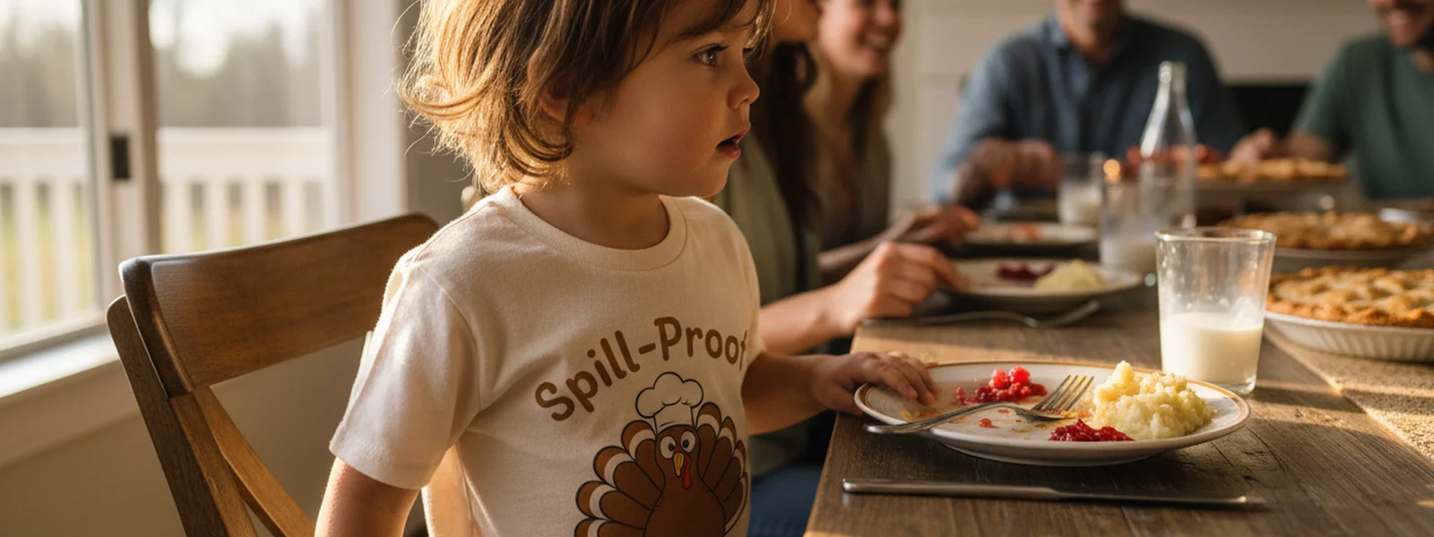 Spill-Proof Kids' Thanksgiving Shirts: Myth or Reality? (And Our Picks) - Thanksgiving Shirts