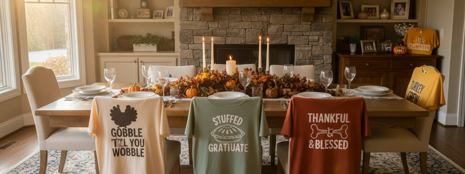 Thanksgiving Shirts for a Family of 5: Sizing Up Your Matching Order - Thanksgiving Shirts