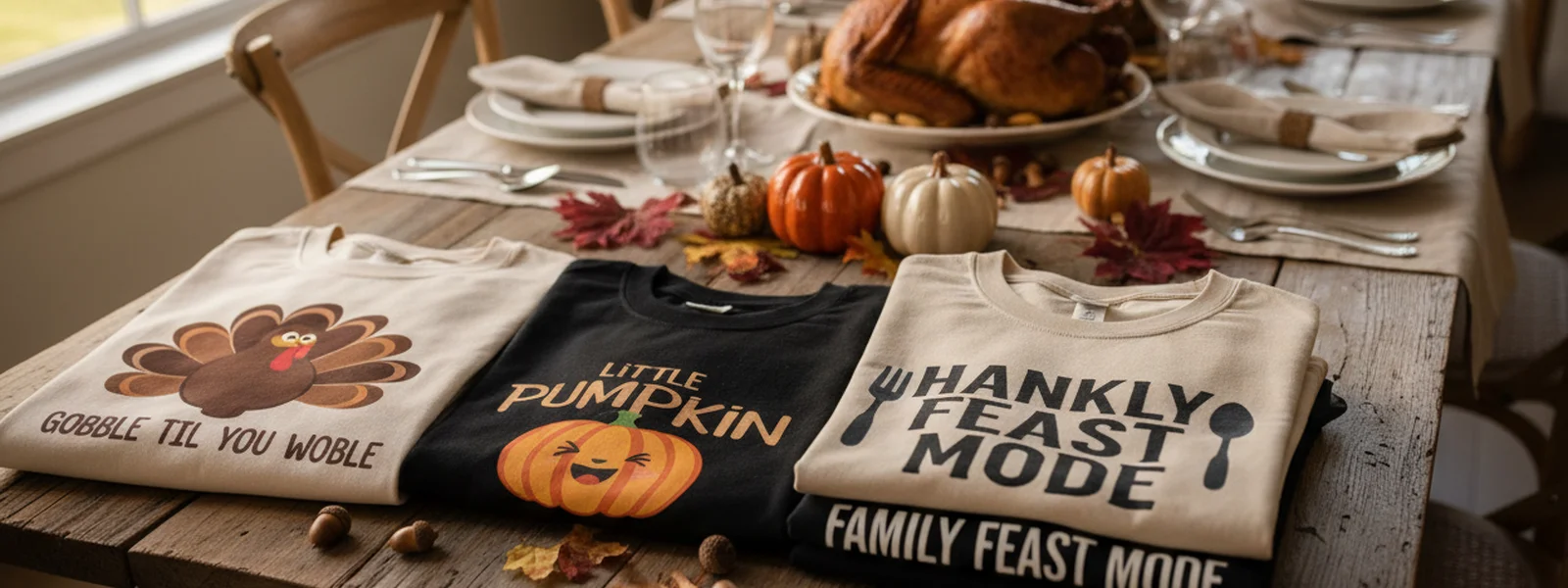 Thanksgiving Shirts for a Family of 6: Streamlining Your Holiday Order - Thanksgiving Shirts