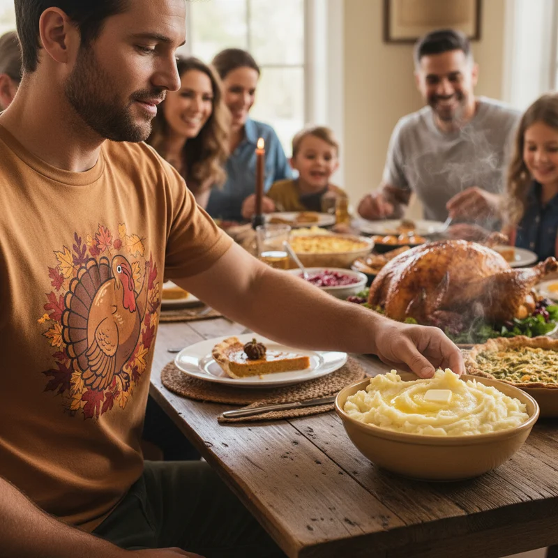 Thanksgiving Shirts for Men: Casual Comfort for the Holiday Table - Thanksgiving Shirts
