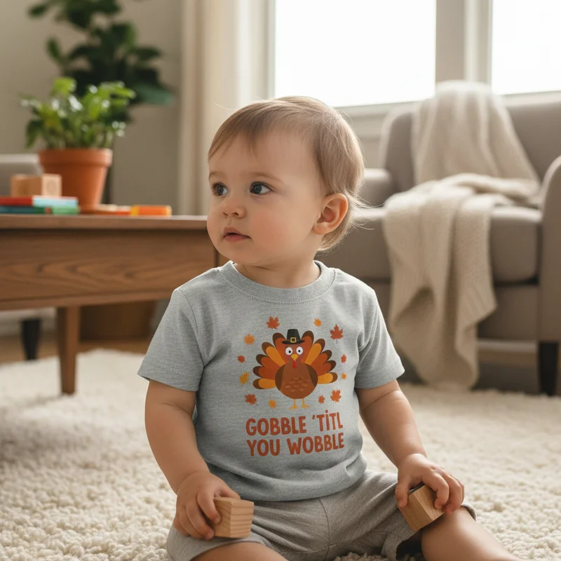 Thanksgiving Shirts for Toddlers: Playful Designs for Little Turkeys - Thanksgiving Shirts