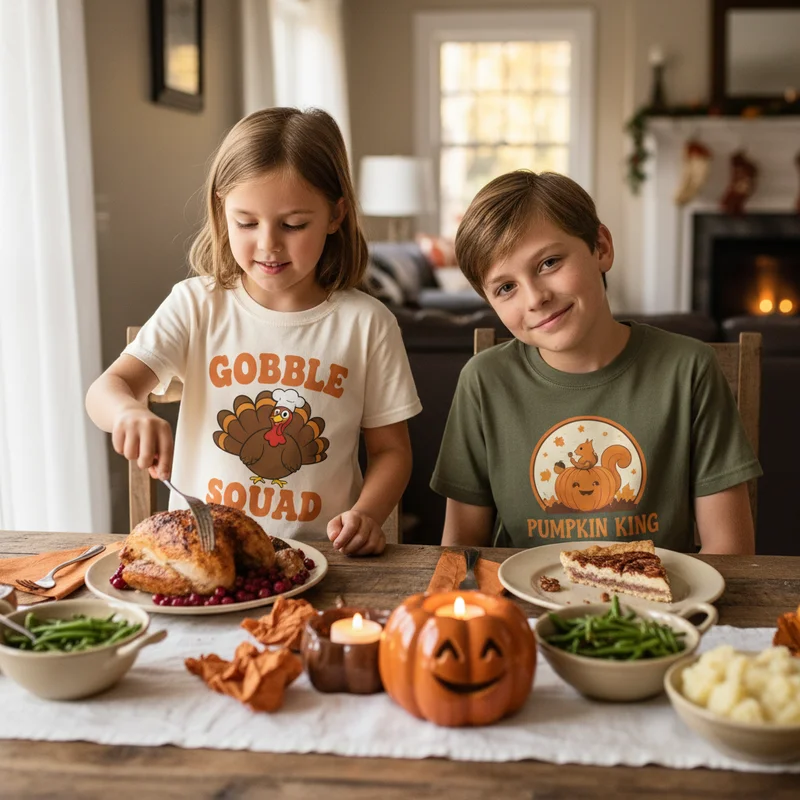 Youth Thanksgiving Shirt Designs: Fun, Durable, and Kid-Approved - Thanksgiving Shirts