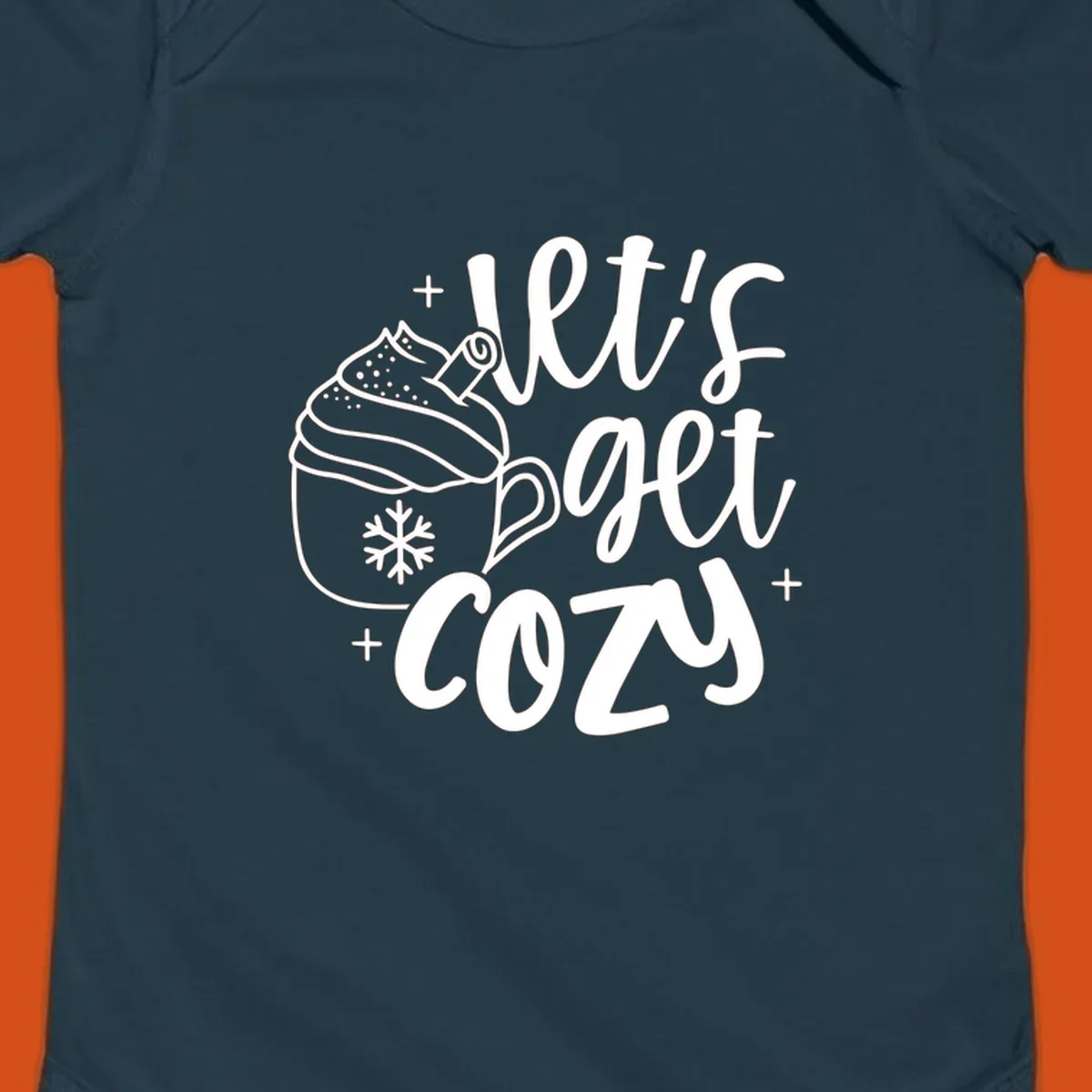 Lets get cozy holiday design with hot chocolate mug