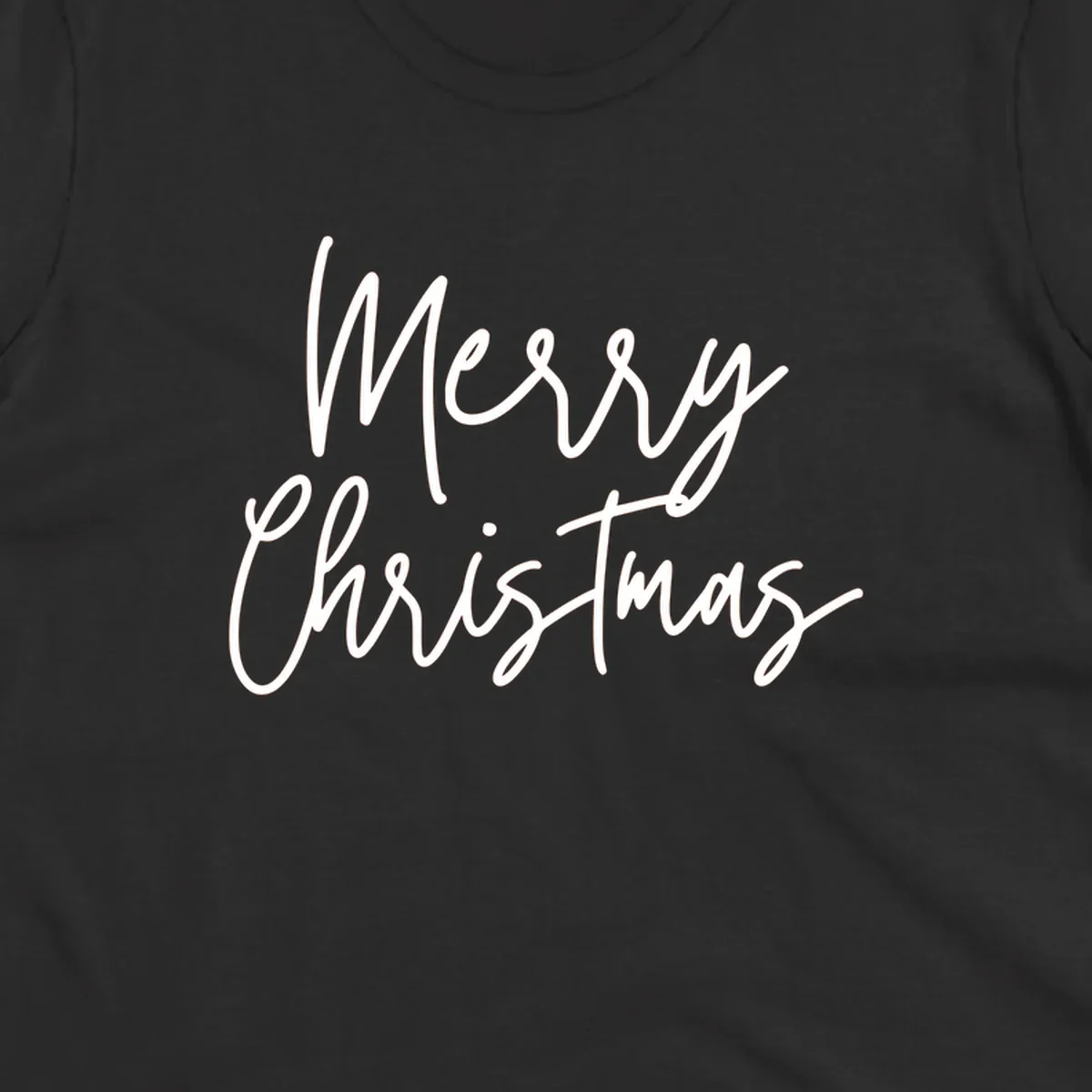 Merry Christmas in white script font. merry-christmas-script