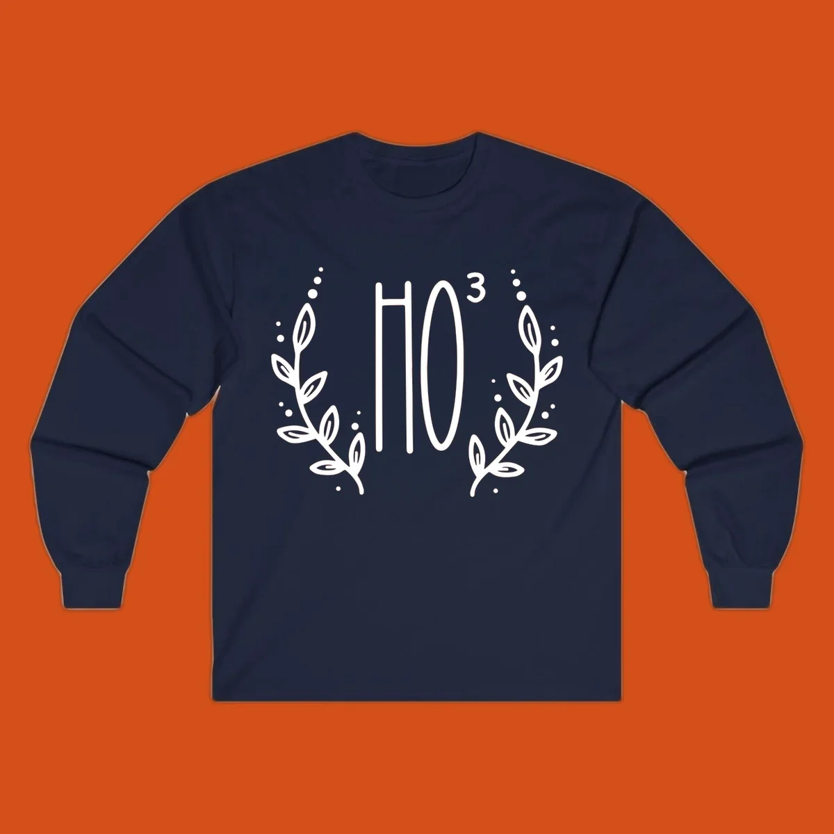 The Holiday Tee logo with stylized text HO³ framed by decorative branches.
