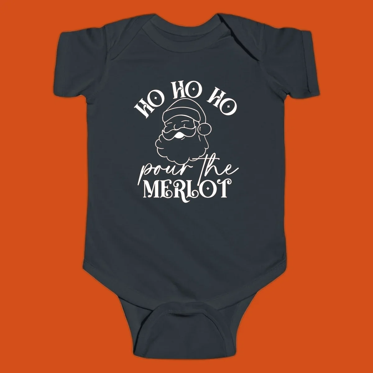 Ho ho ho pour the merlot santa claus christmas design