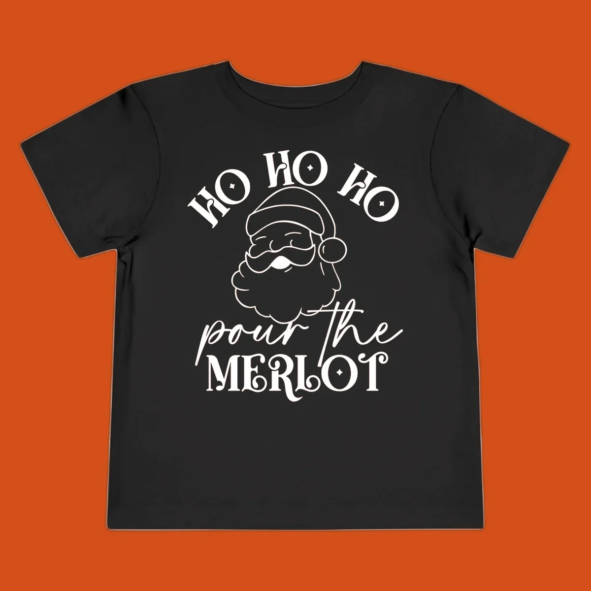 Ho ho ho pour the merlot santa claus christmas design
