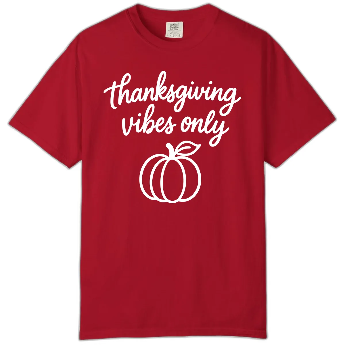 Thanksgiving Vibes Only Comfort Color in Red